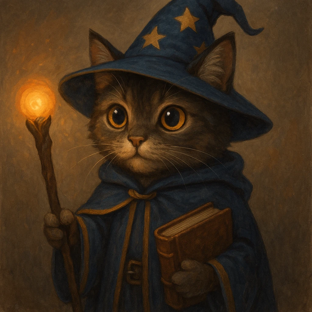 wizard gato emoji