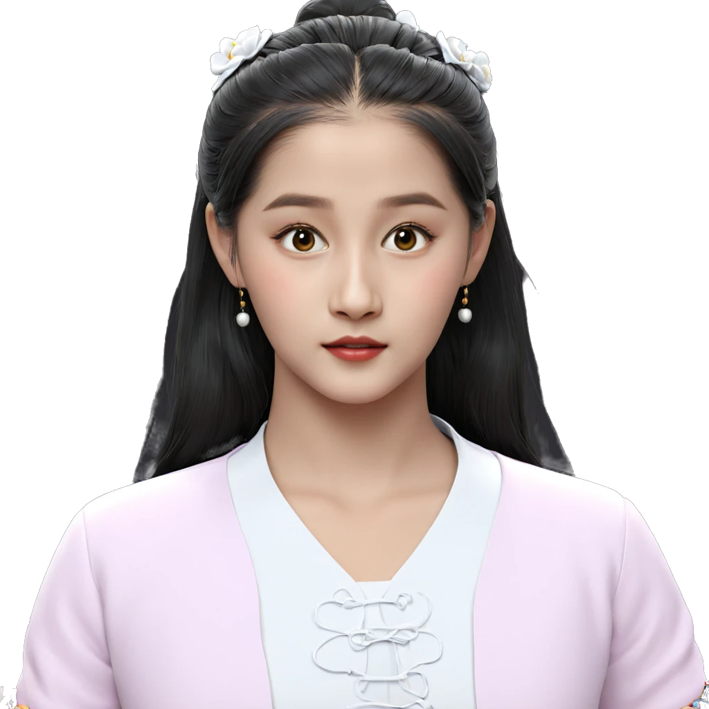 girl in traditional attire emoji