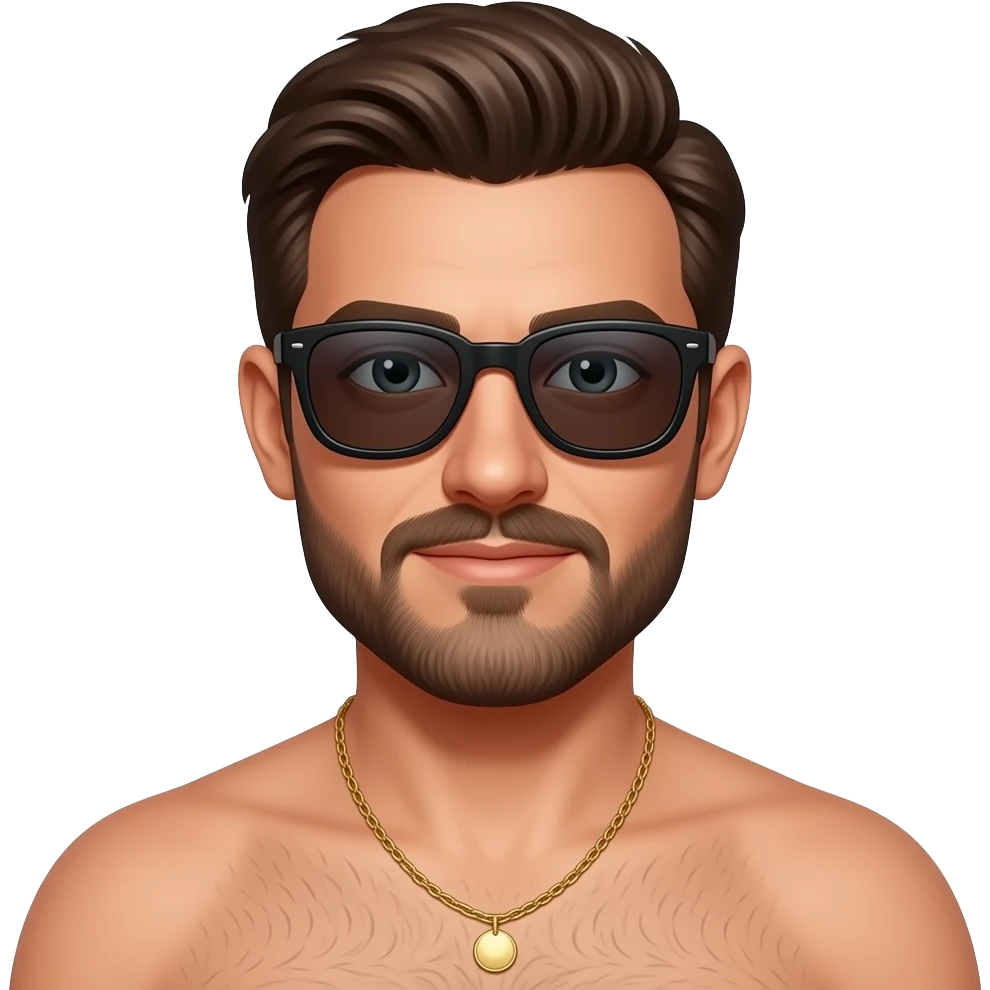 Exhibitionnist at the beach emoji