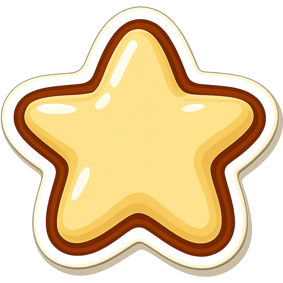 star carved from icory emoji