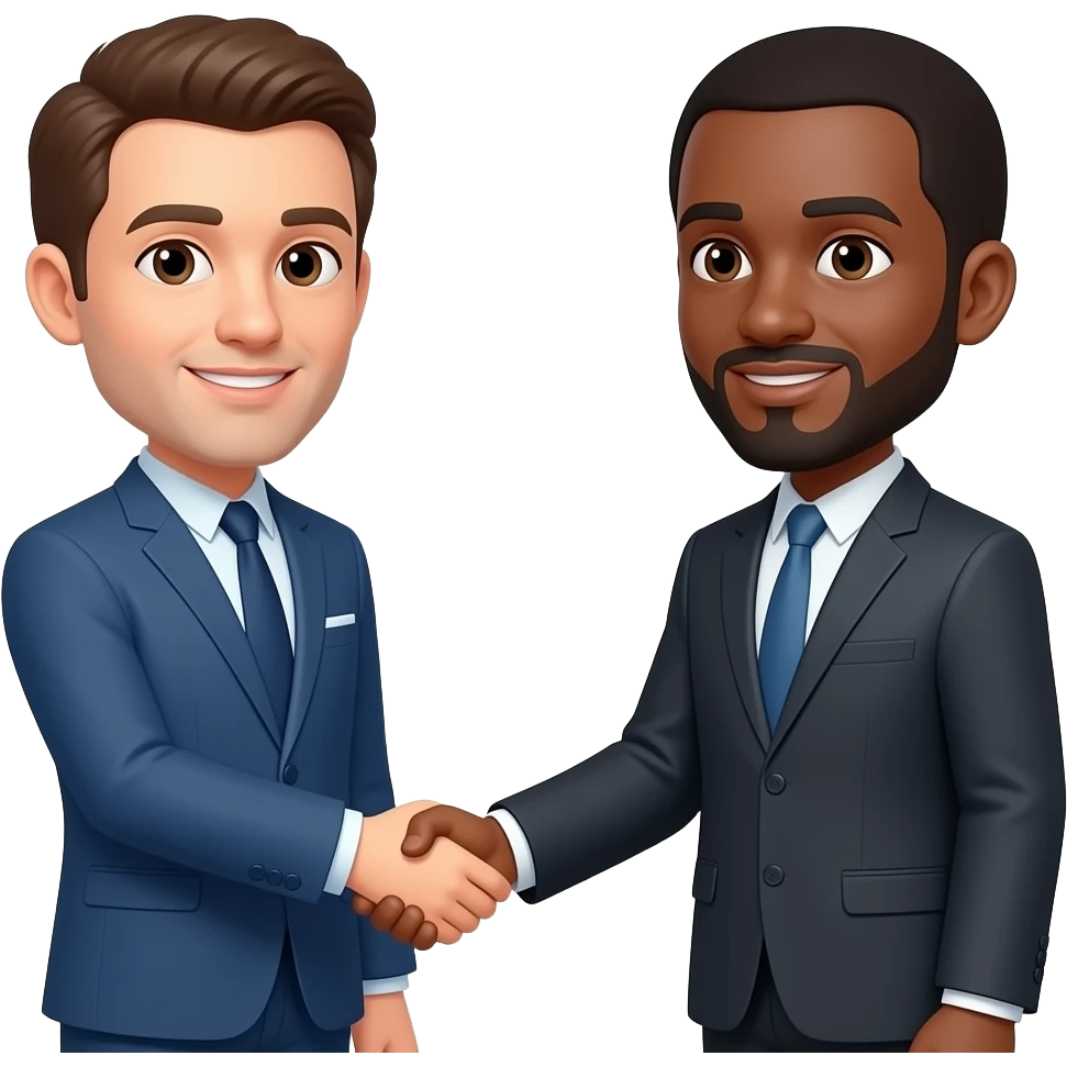 Poderia criar um emoji 👨🏼‍🤝‍👨🏾 emoji