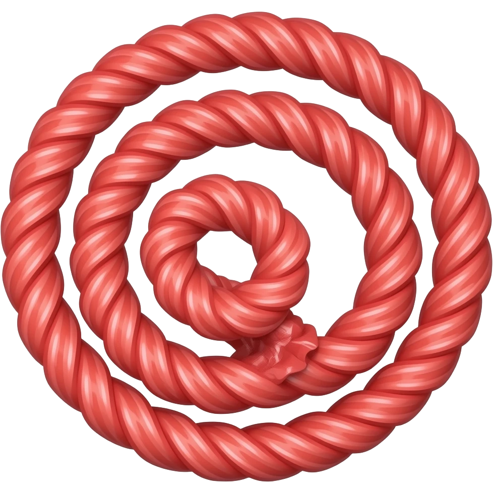 Red rope emoji