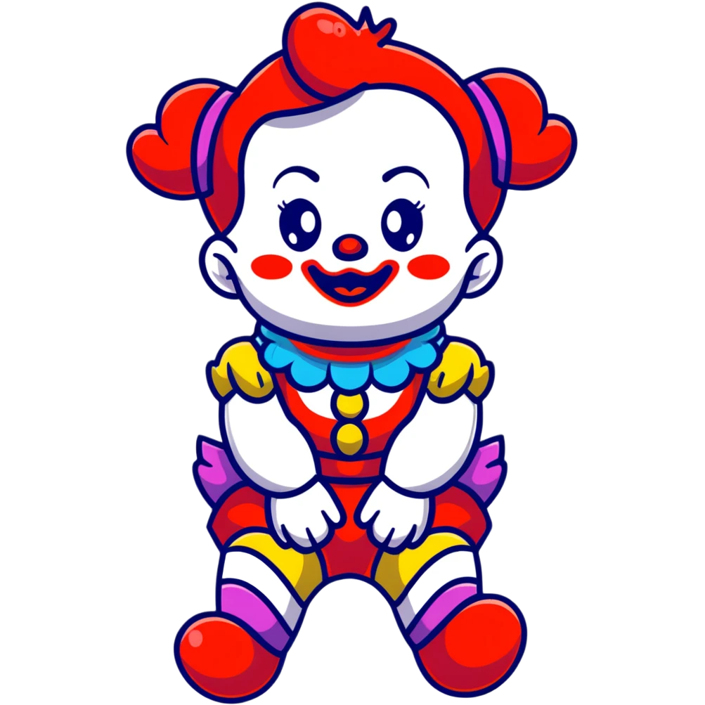 Circus Baby from Five Nights at Freddy's Sister Location, clown girl animatronic emoji