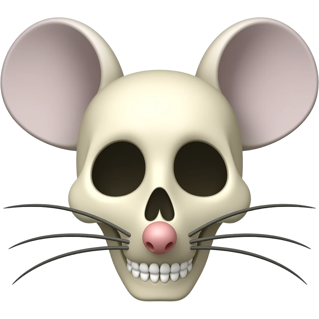 mouse skeleton emoji