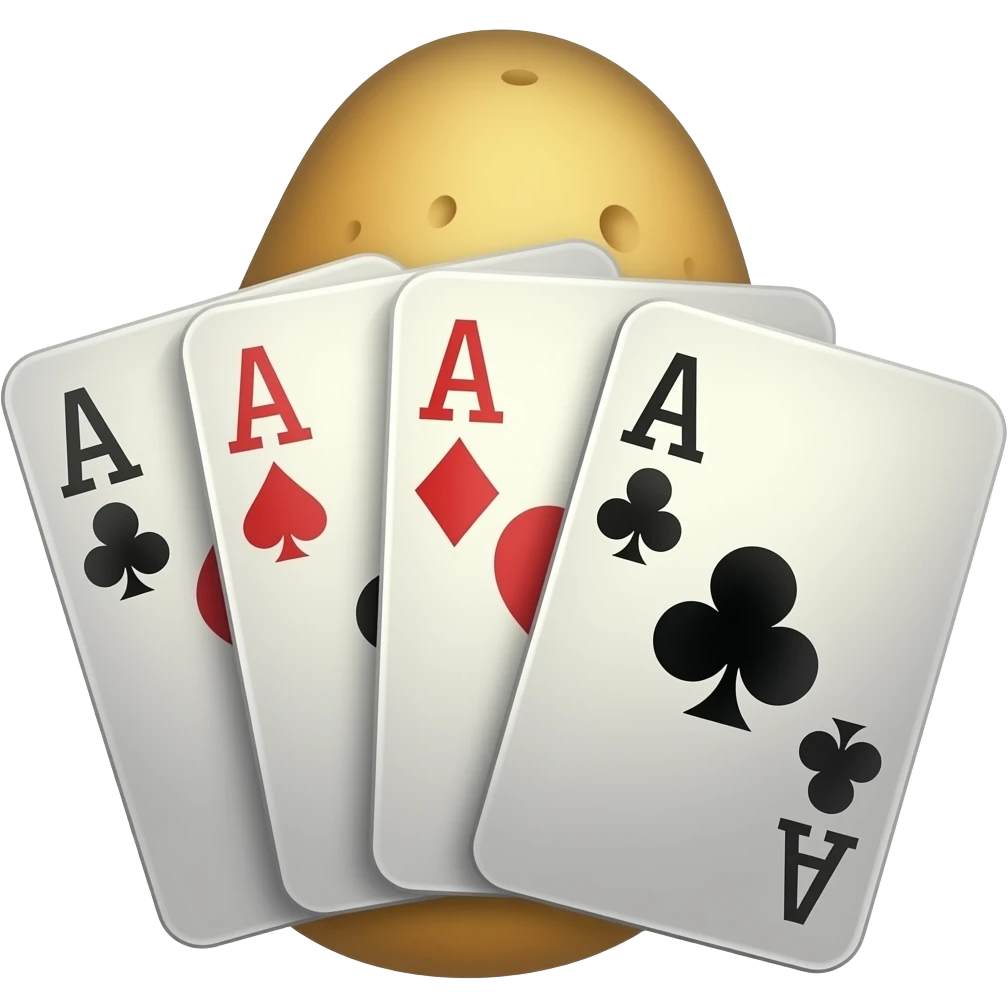 gambling potato emoji