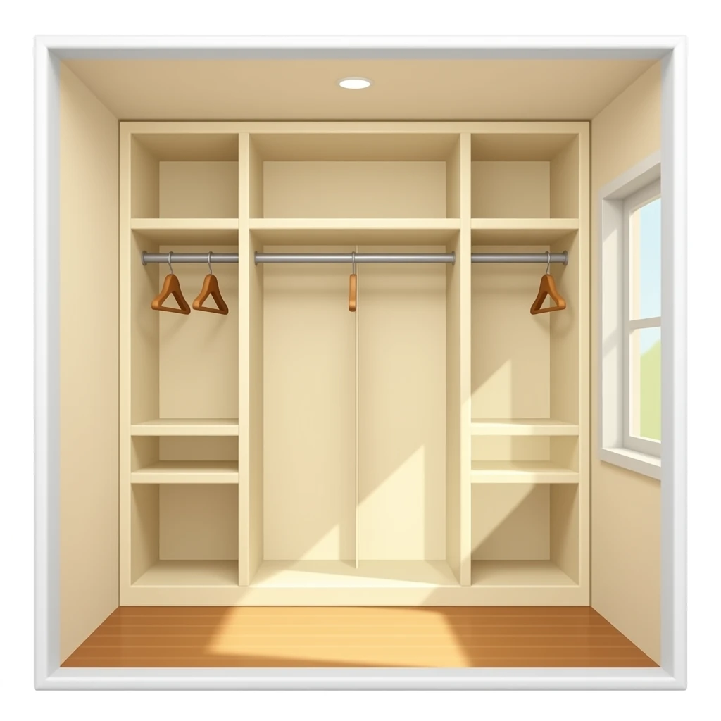 closet cream color emoji