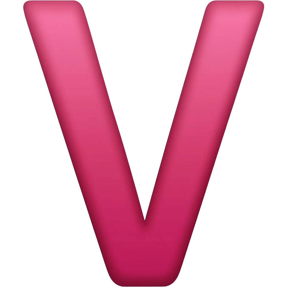 V emoji