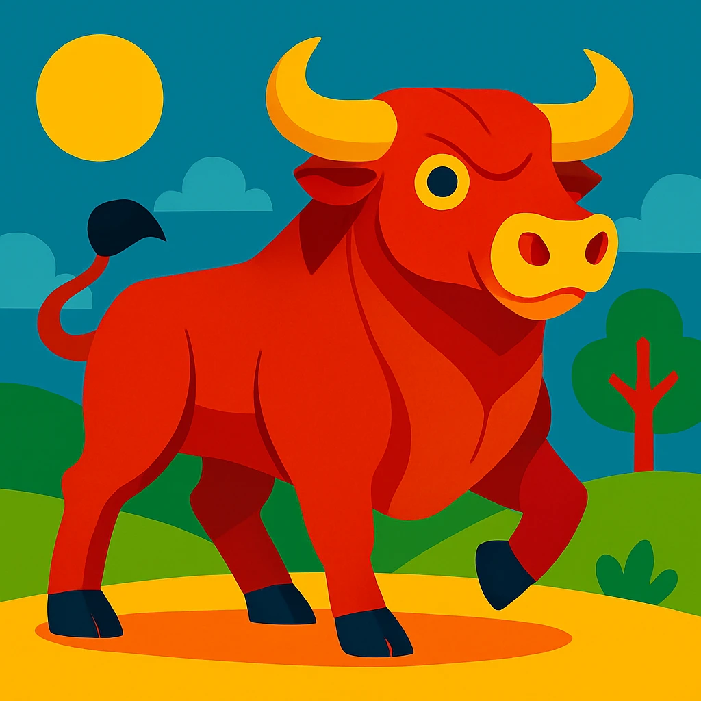Big bull emoji