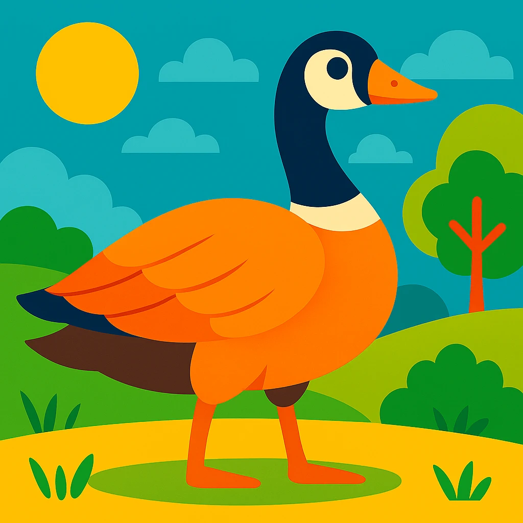 Wild goose emoji