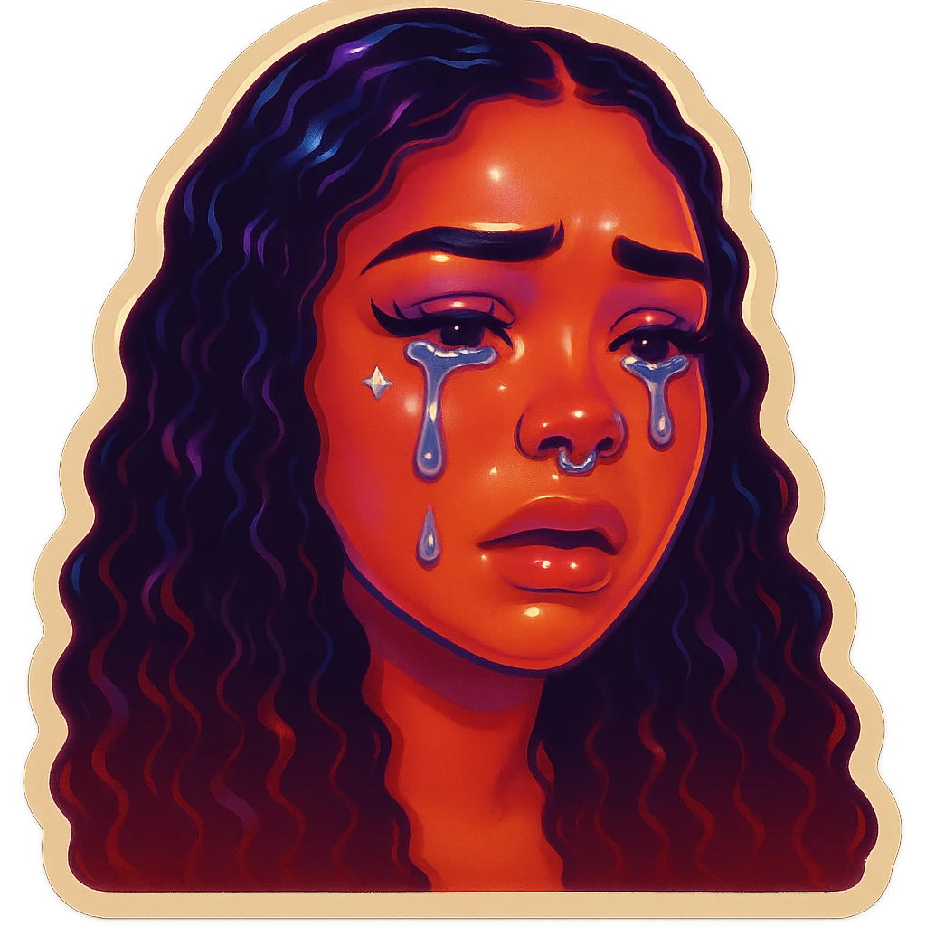 crying 
 emoji