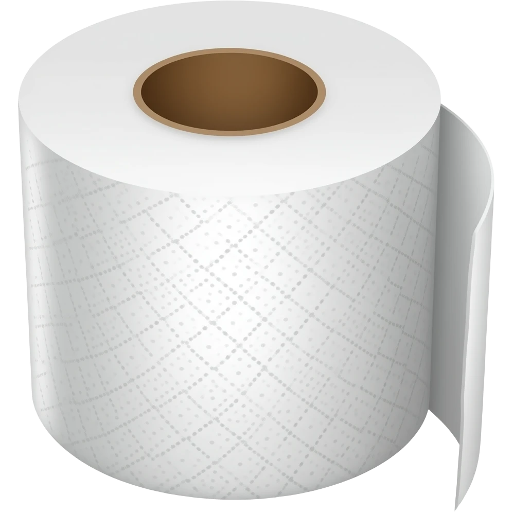 inside of the toiler paper emoji