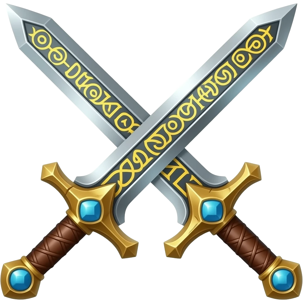 Magic sword emoji
