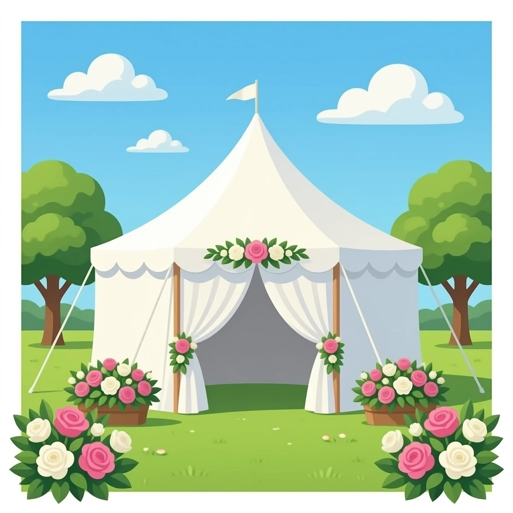 marriage tent emoji