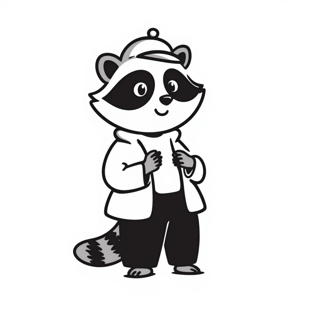 Raccoon emoji