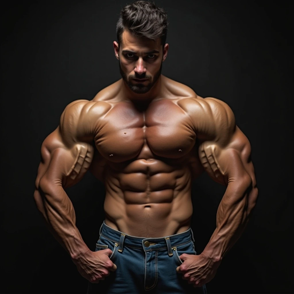 bodybuilder che dorme bene e questo gli porta tanto benessere e salute emoji