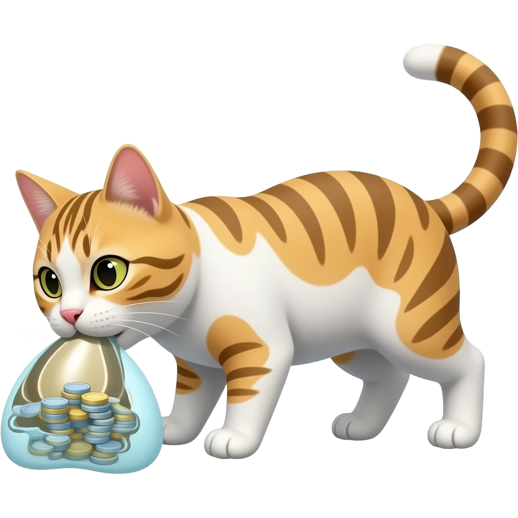 A Cat Stealing A Bank emoji