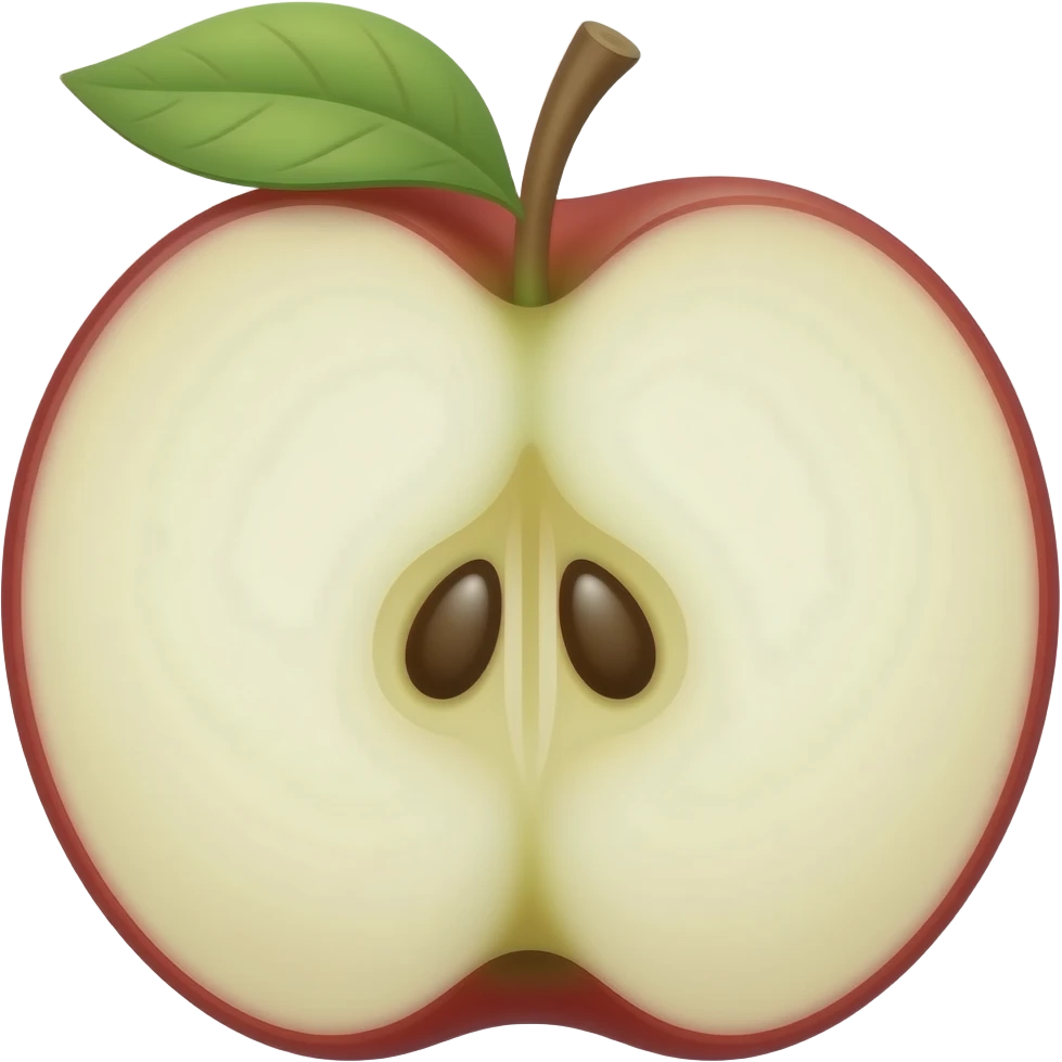 Apple slices emoji