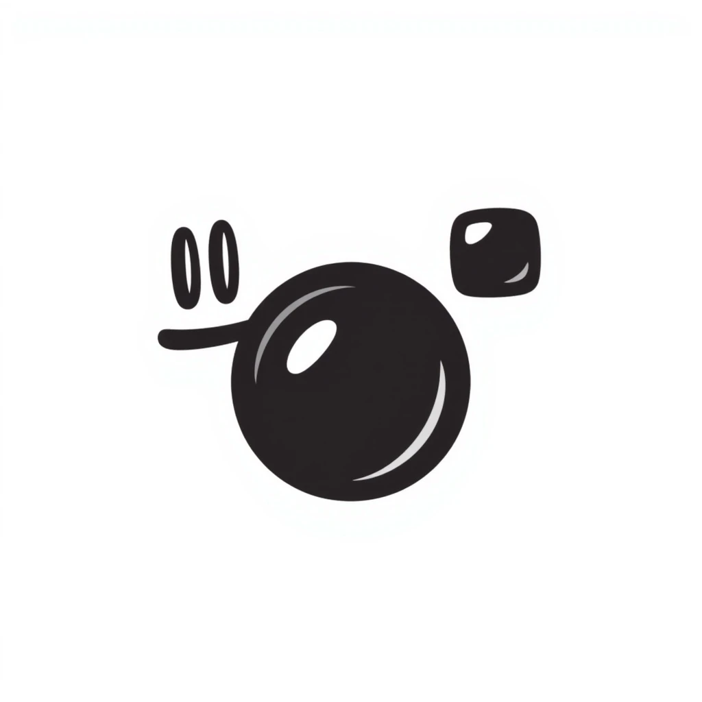 Instagram logo, hand-drawn doodle style emoji