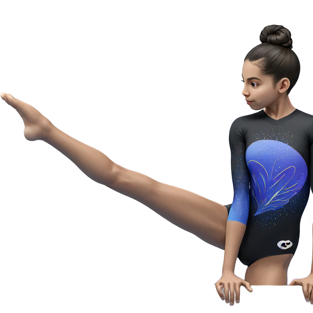 gymnast in black leotard emoji