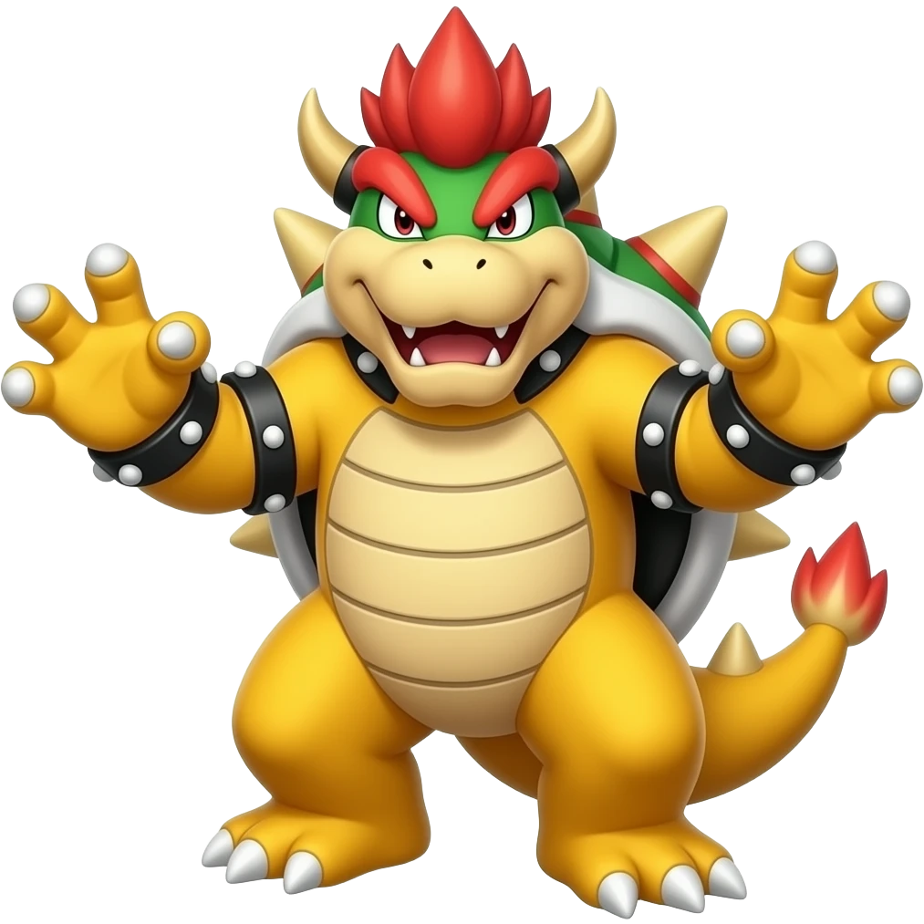 Bowser-Marowak-ExVeemon-Fakémon-hybrid emoji