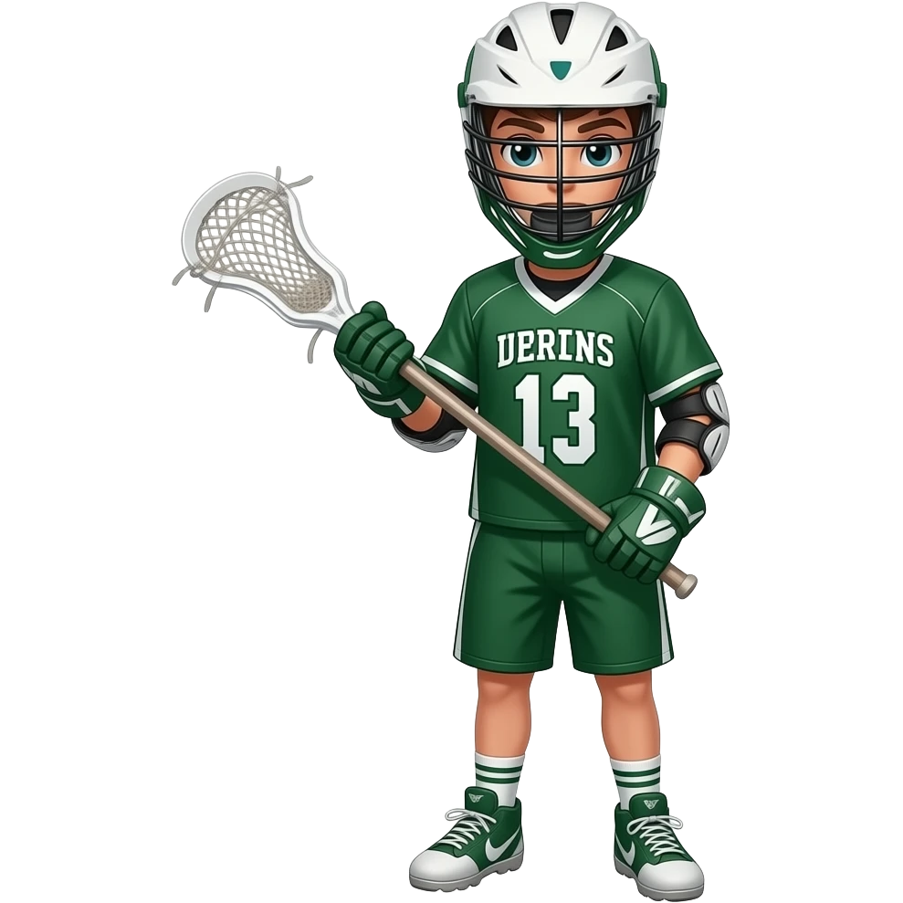 boy lacrosse player emoji