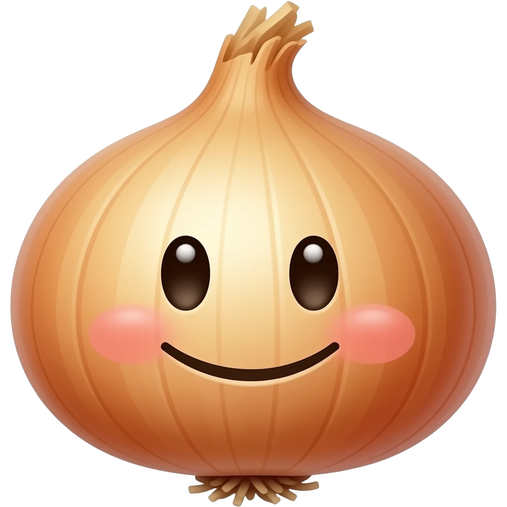 onion smilling emoji