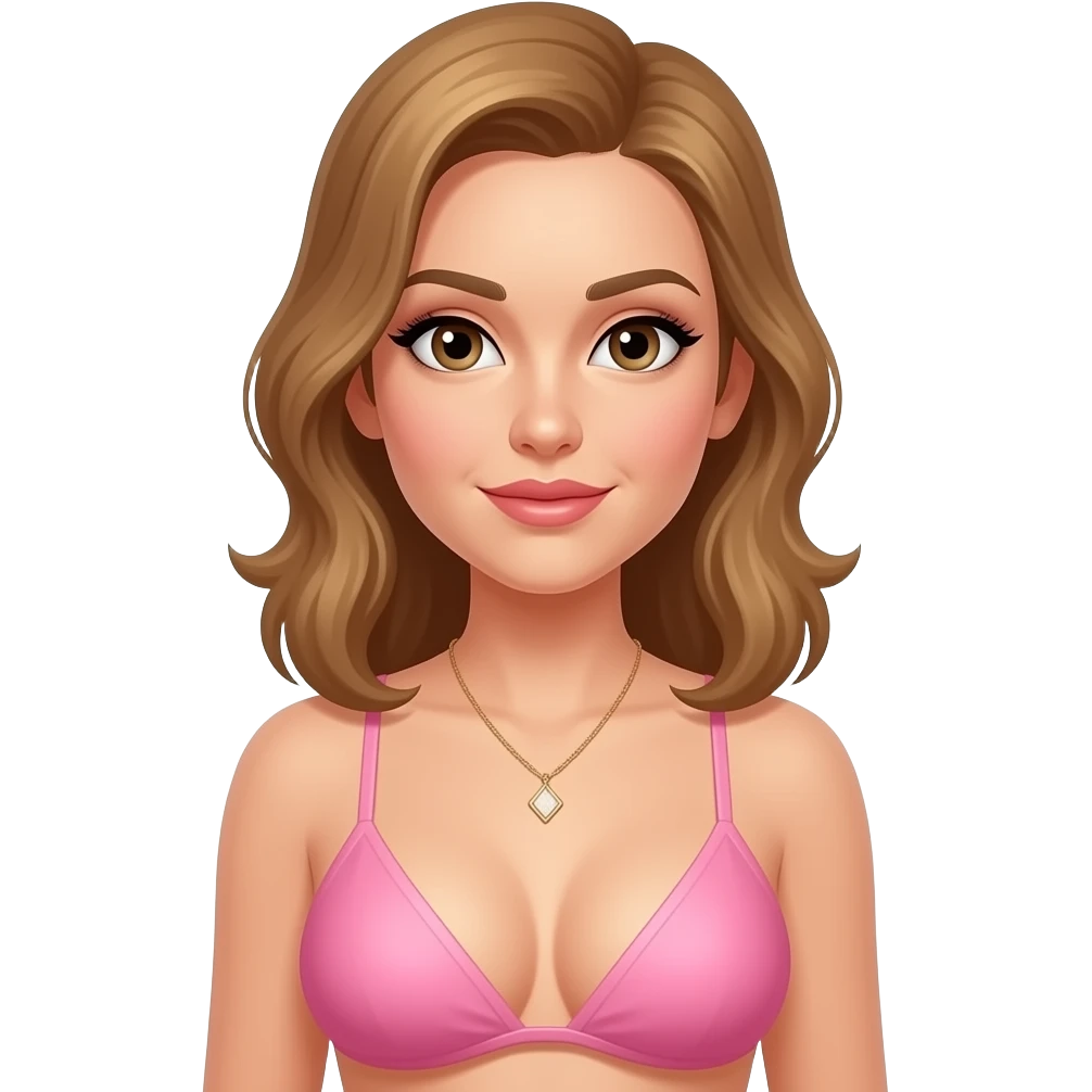 Woman pink nippls emoji
