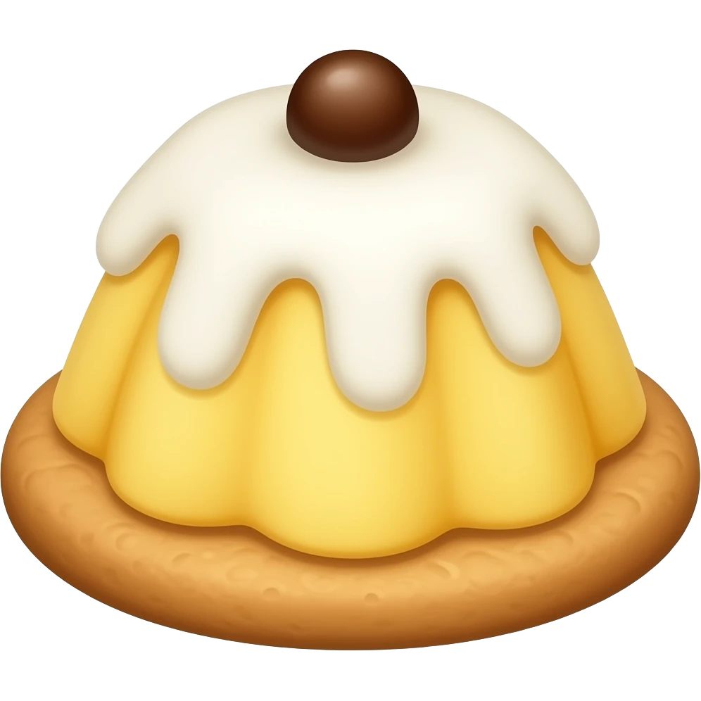 Banna pudding cookie emoji