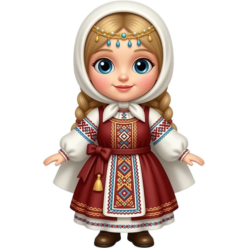 Slavic doll aesthetic emoji