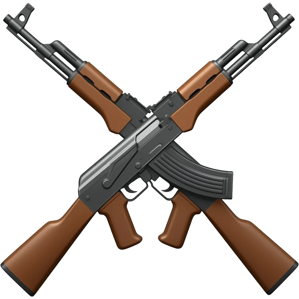 Ak 47 gun emoji
