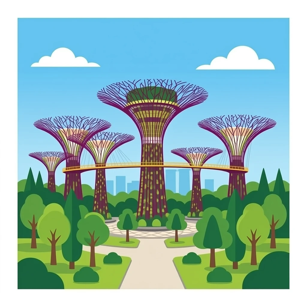 singapore Supertree Grove emoji emoji