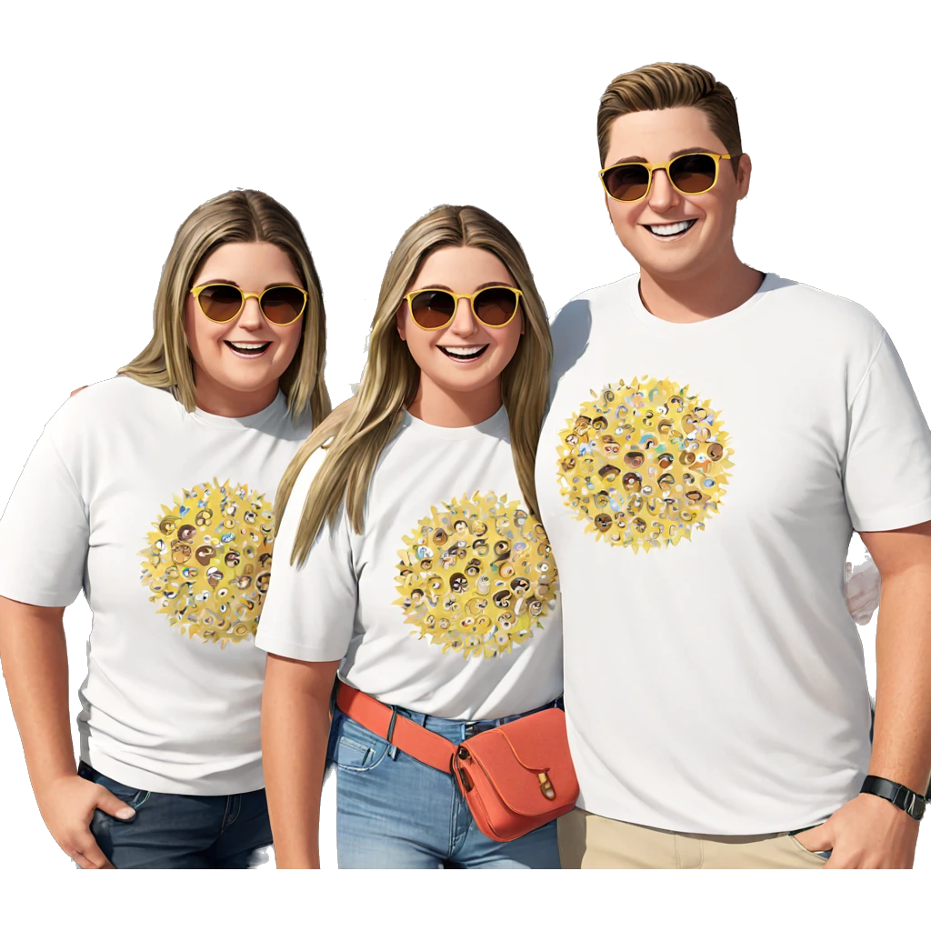 friends enjoying a sunny day emoji