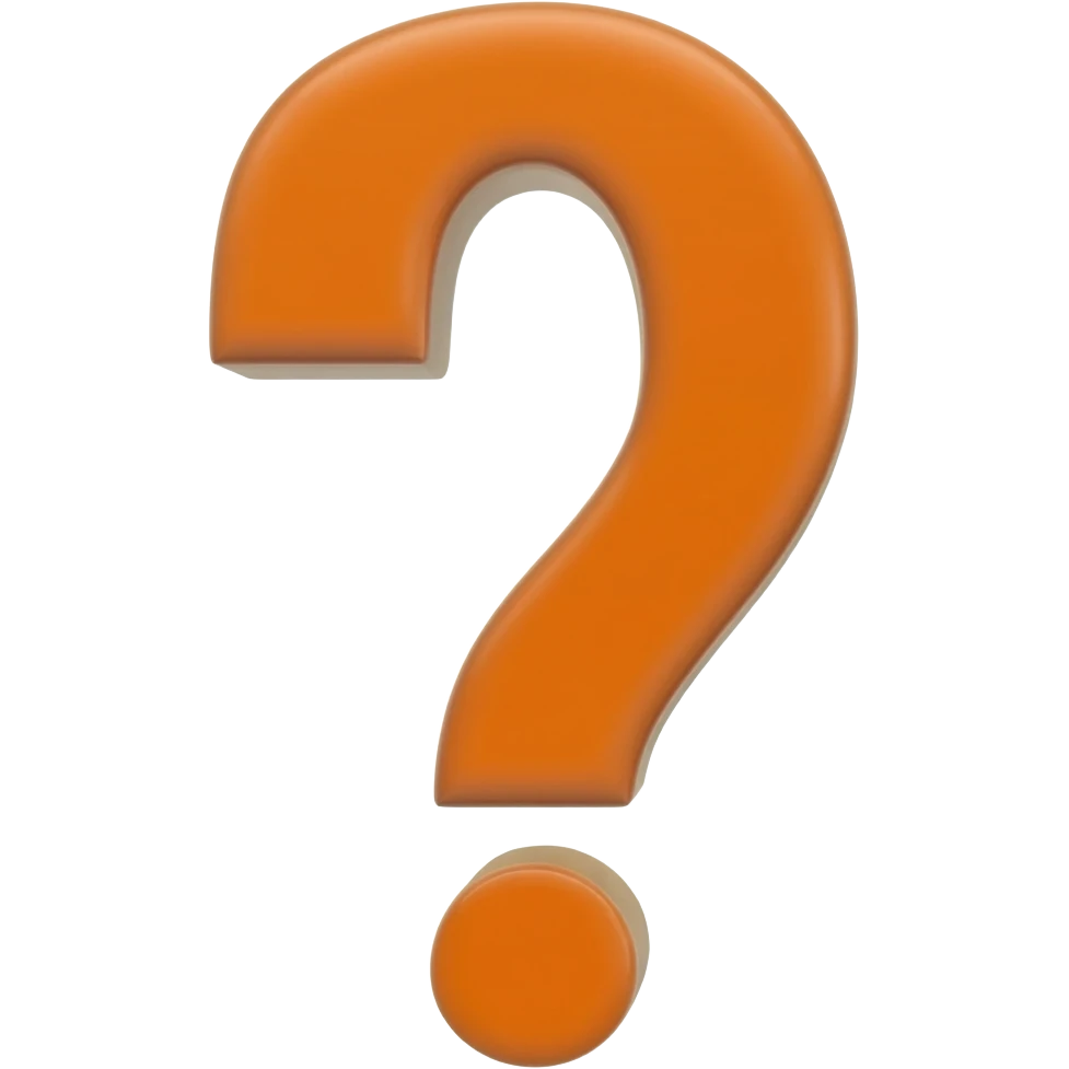 Upside down question mark emoji