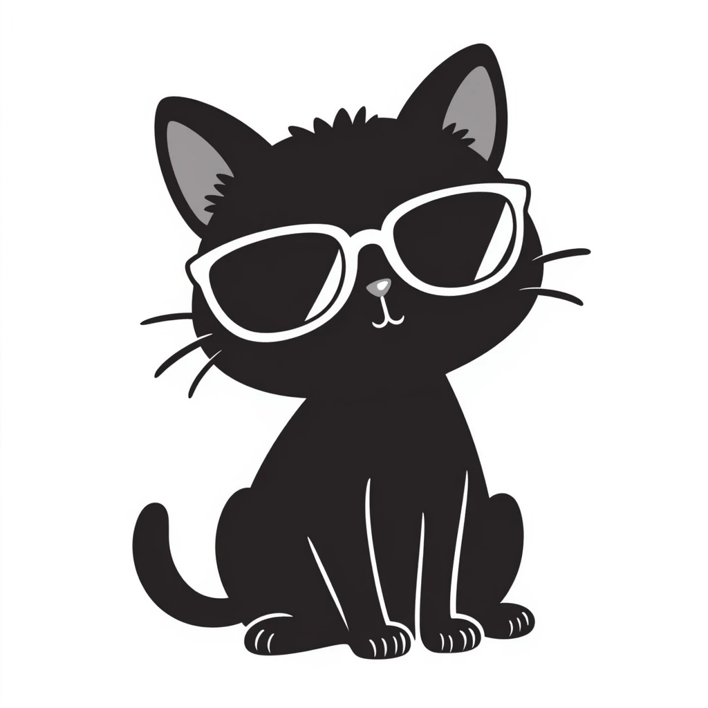 cat wearing sunglasses emoji