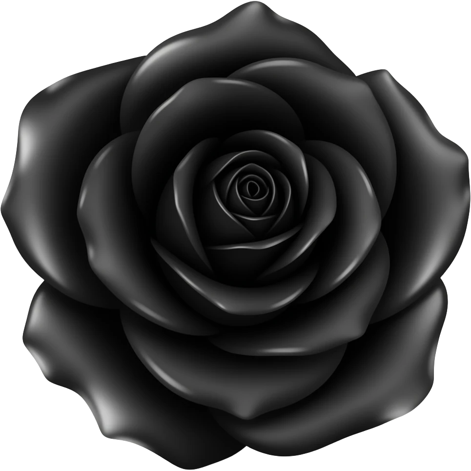 black rose emoji