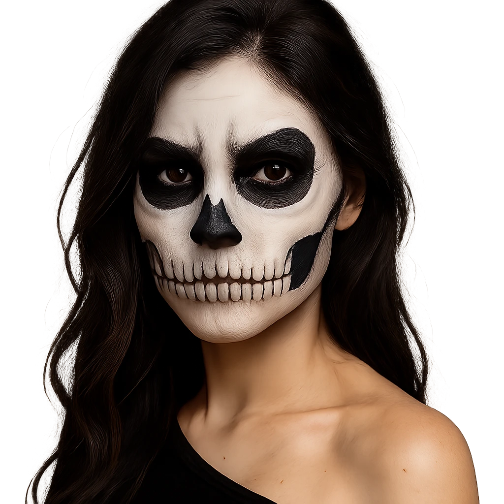 Halloween makeup, remove background emoji