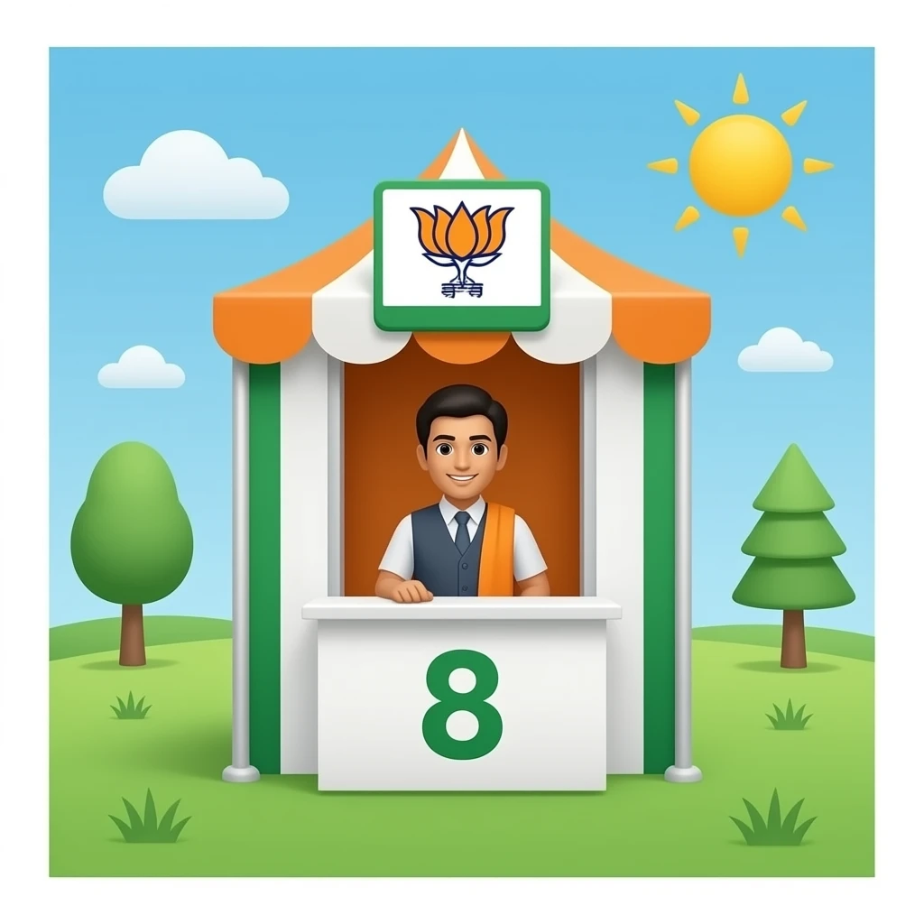 bjp শিবহাটি বুথ নং 8 emoji