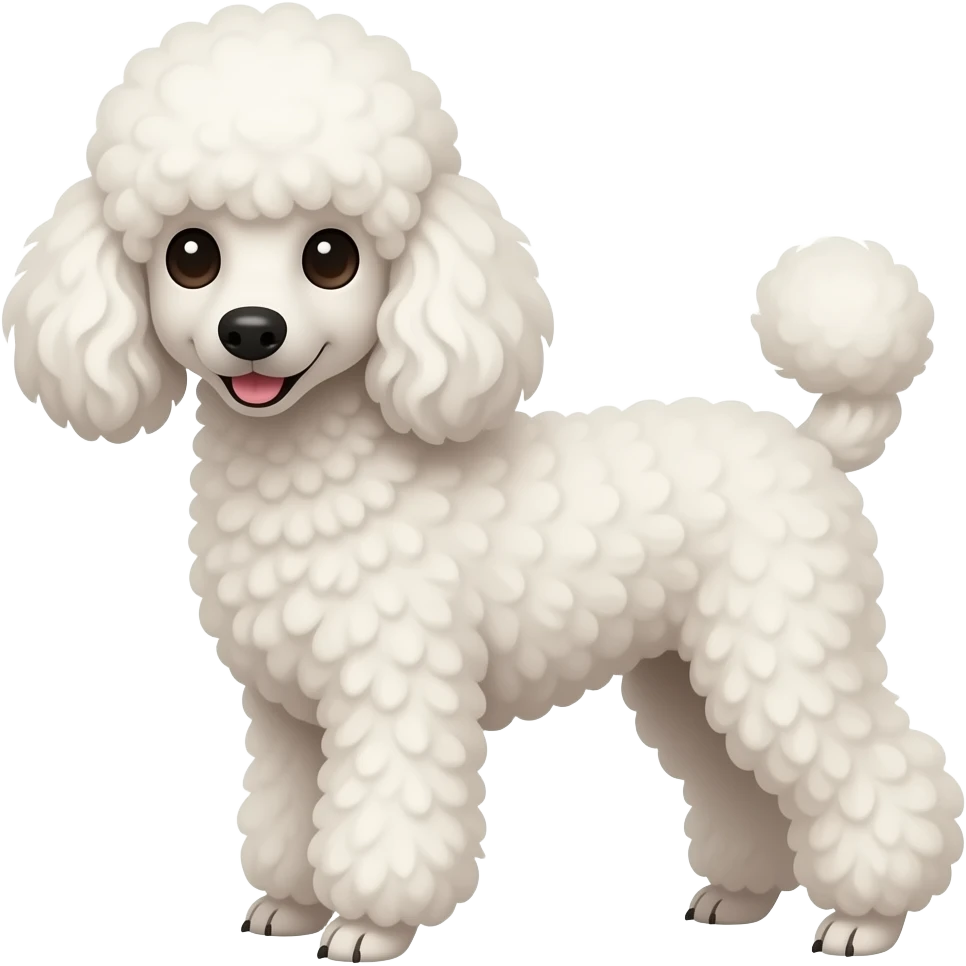 Poodle emoji