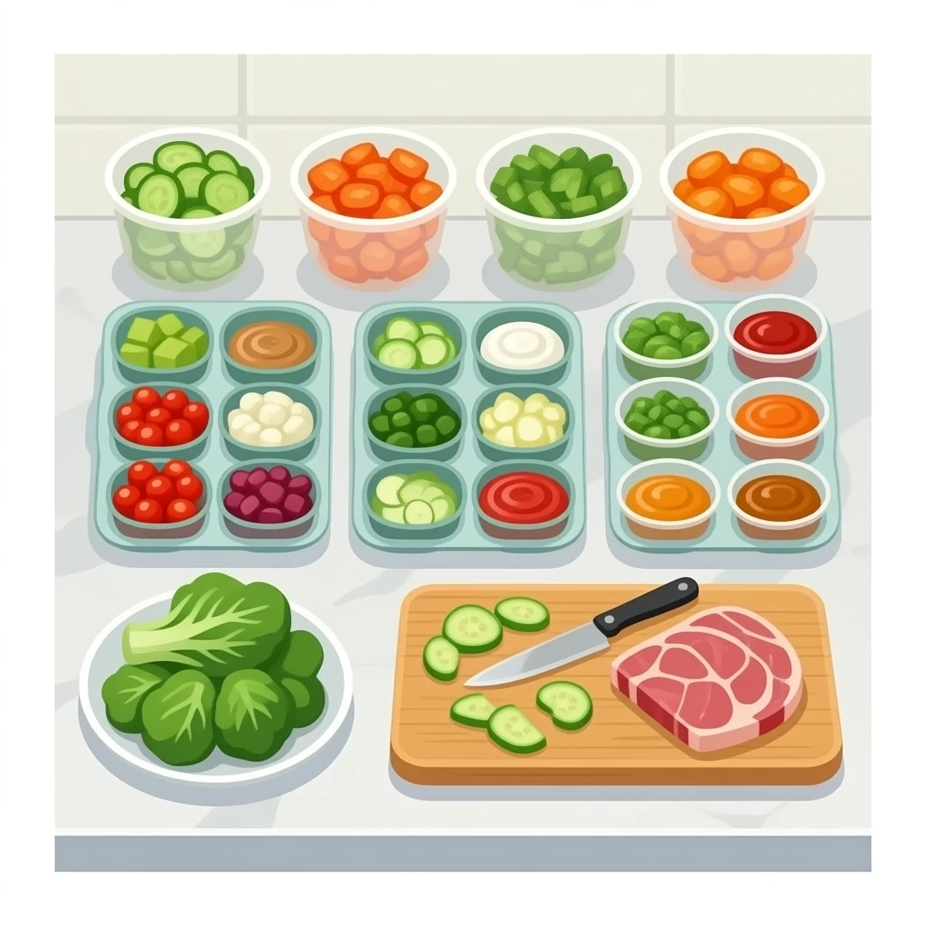 The vegetables are already washed and chopped, the sauces are in tiny plastic containers, and even the meat is pre-cut into the right size emoji