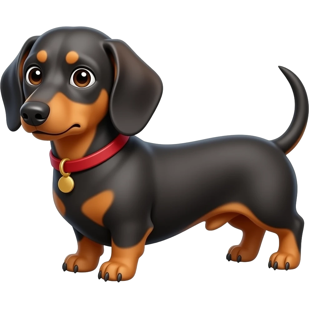 dachshund confused emoji