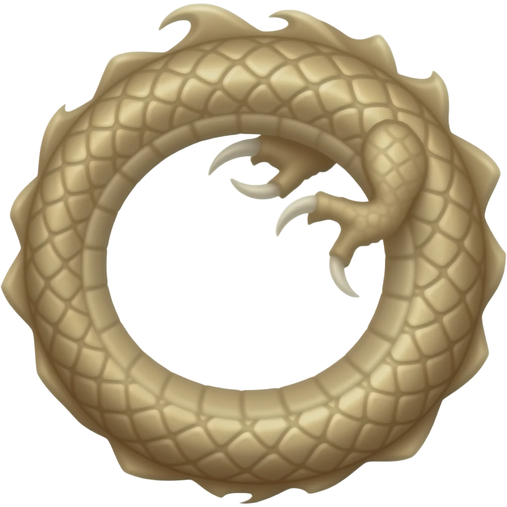 Dragon tail emoji