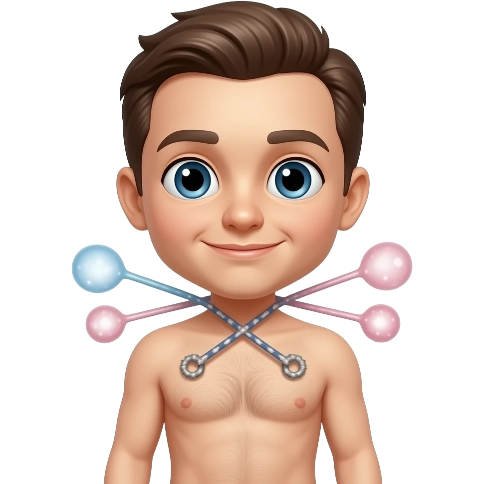 Twink tied naked emoji