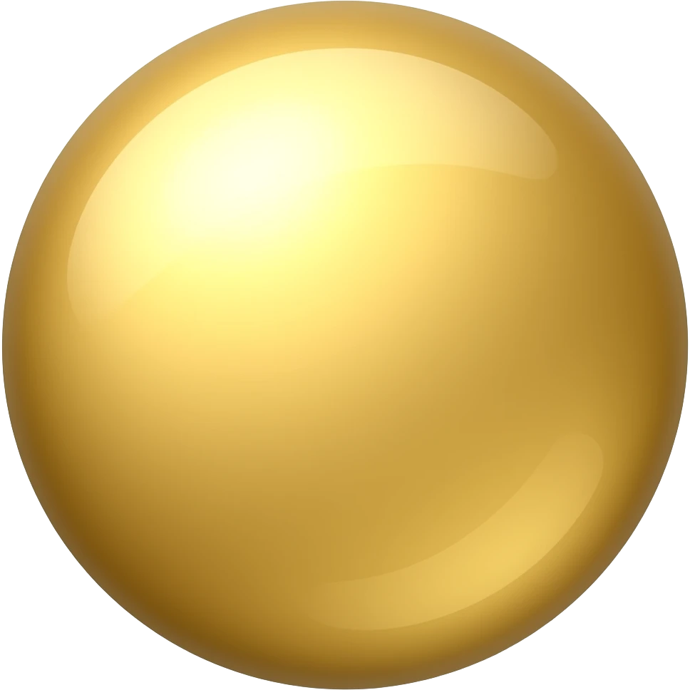 gold dot emoji