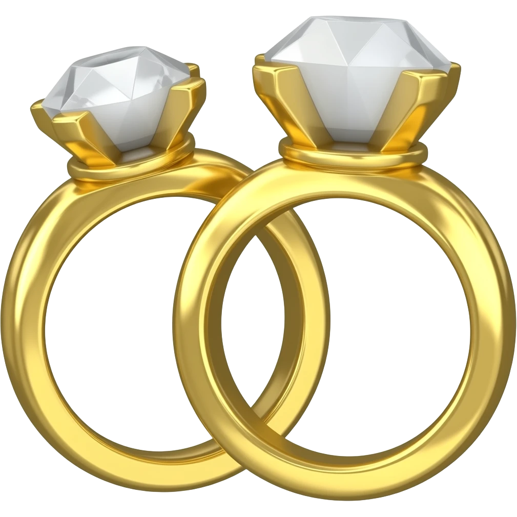 wedding rings emoji