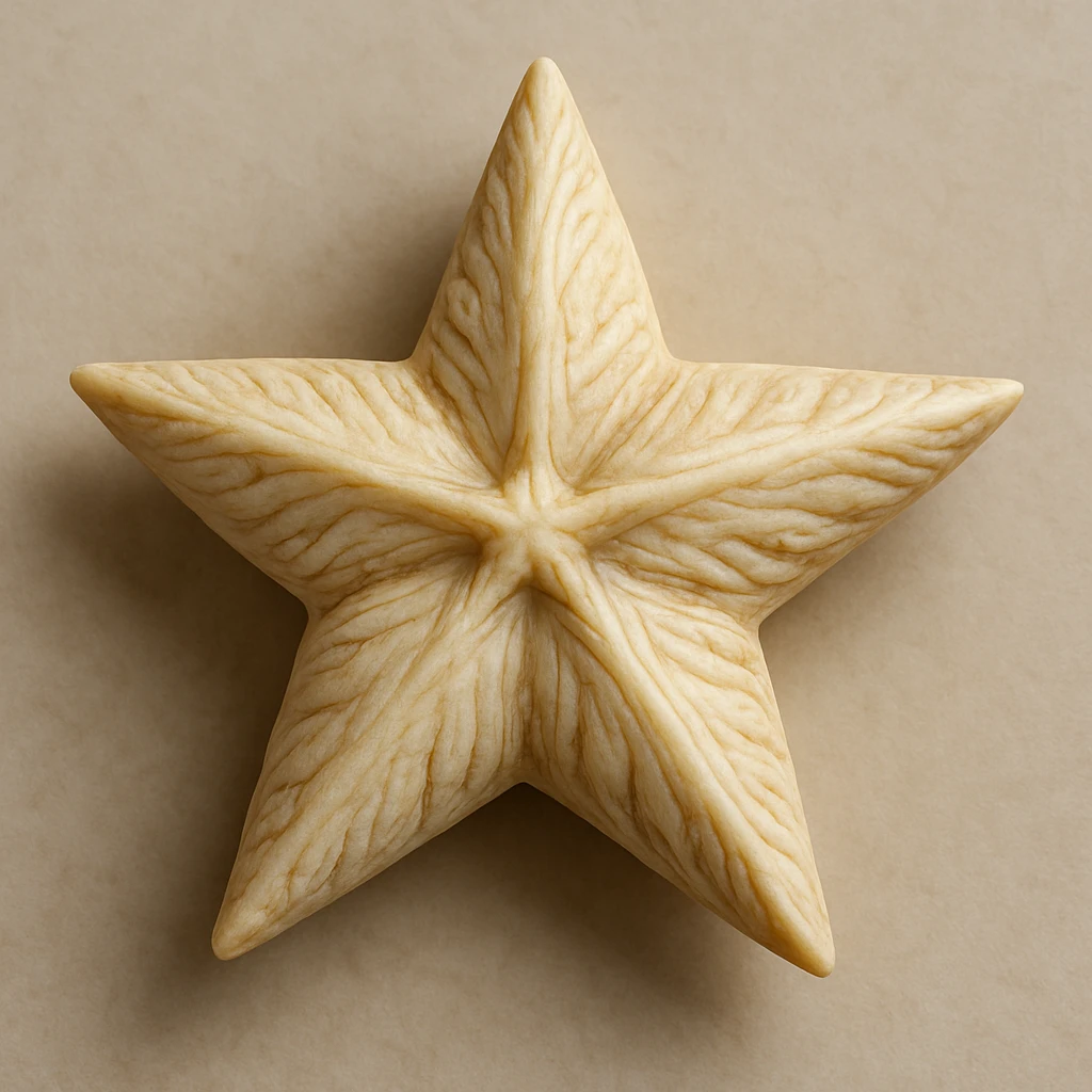 star carved from ivory emoji emoji
