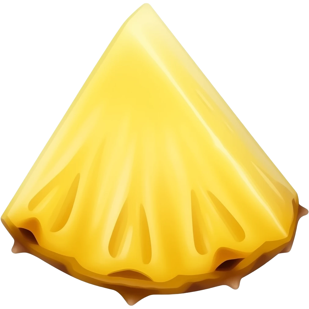 A slice of canned pineapple emoji