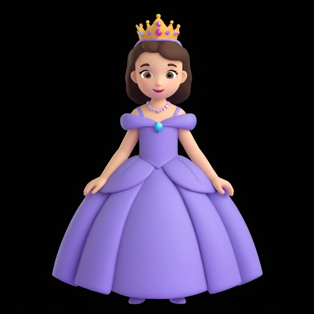 girls in a princess dress emoji