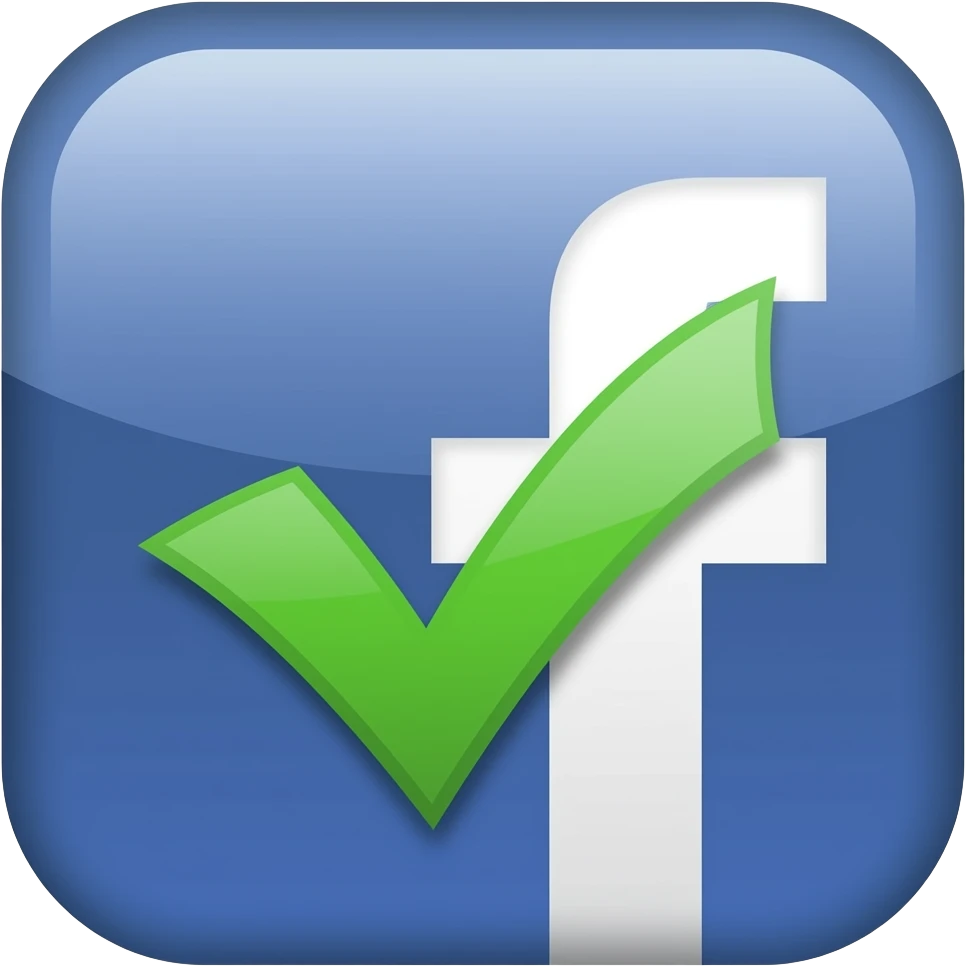 Facebook verified icon emoji