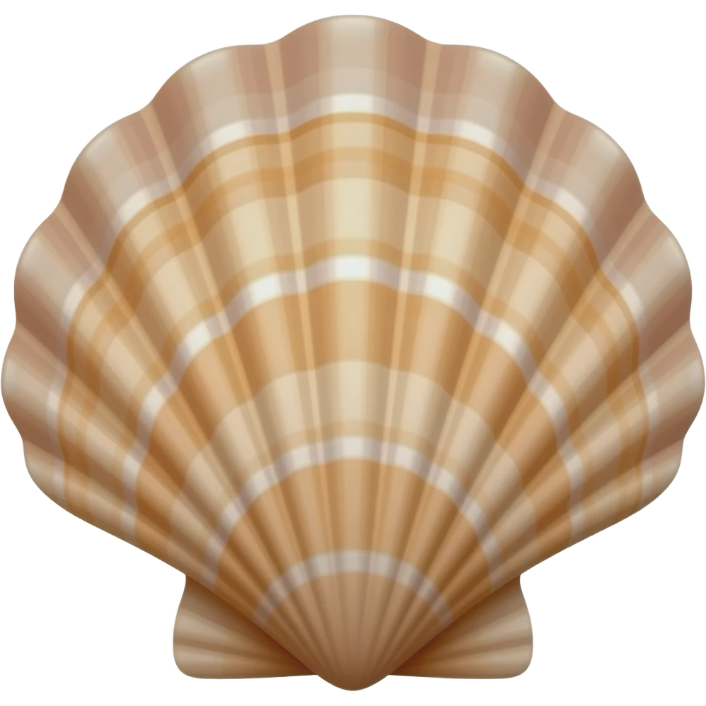 As un una concha emoji