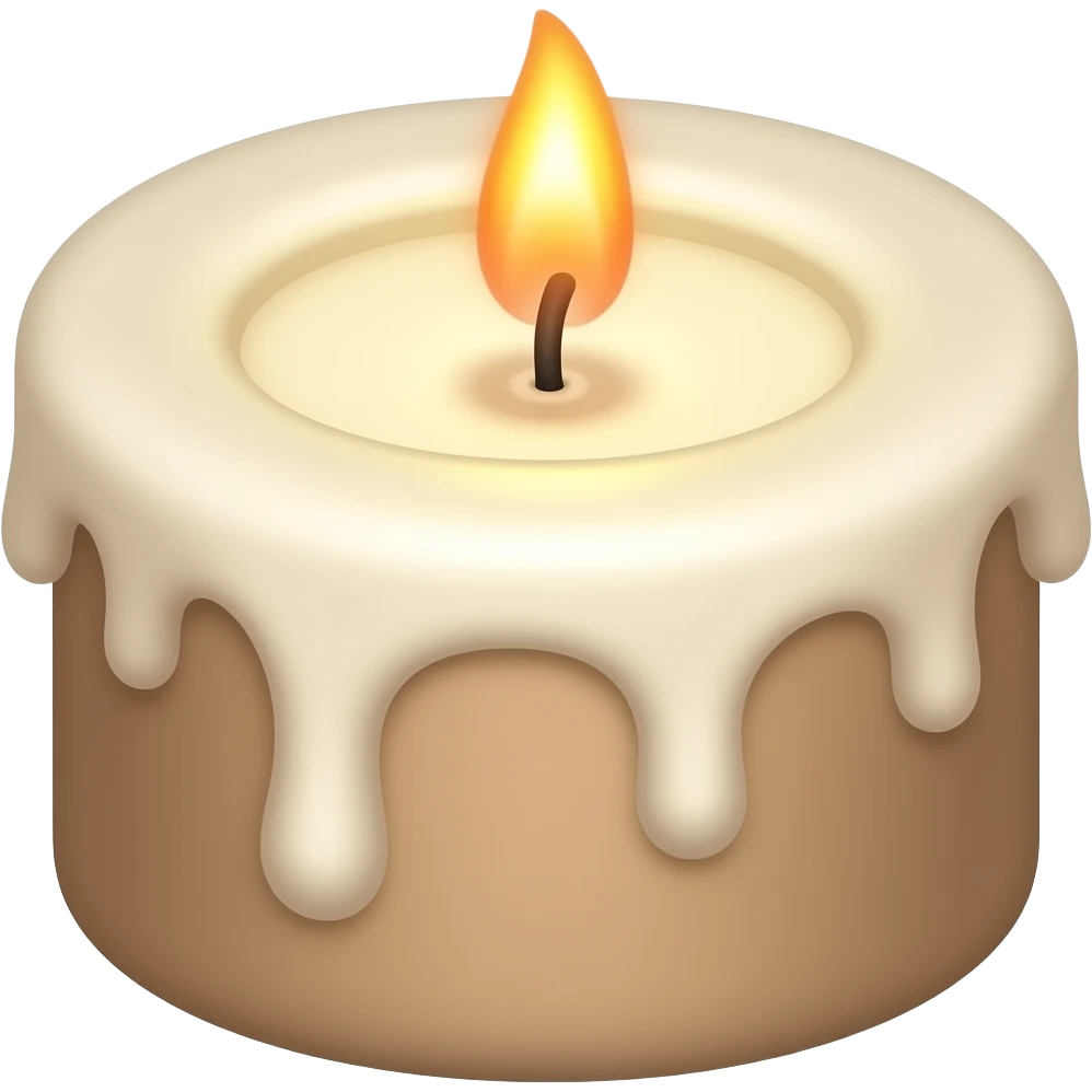 relax candle emoji
